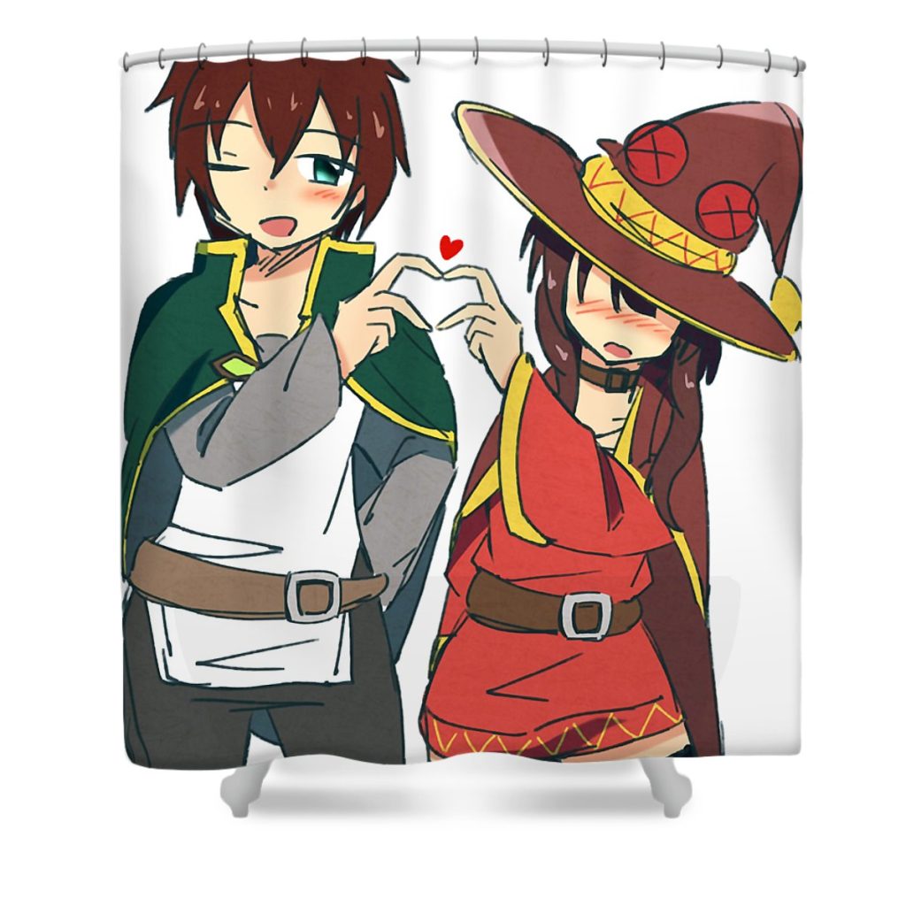 funny gift for sato manga kazuma gifts for fan mizorey tee transparent - Anime Shower Curtain Shop