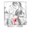 funny gift series akame manga ga kill shonen retro wave anime chipi transparent - Anime Shower Curtain Shop