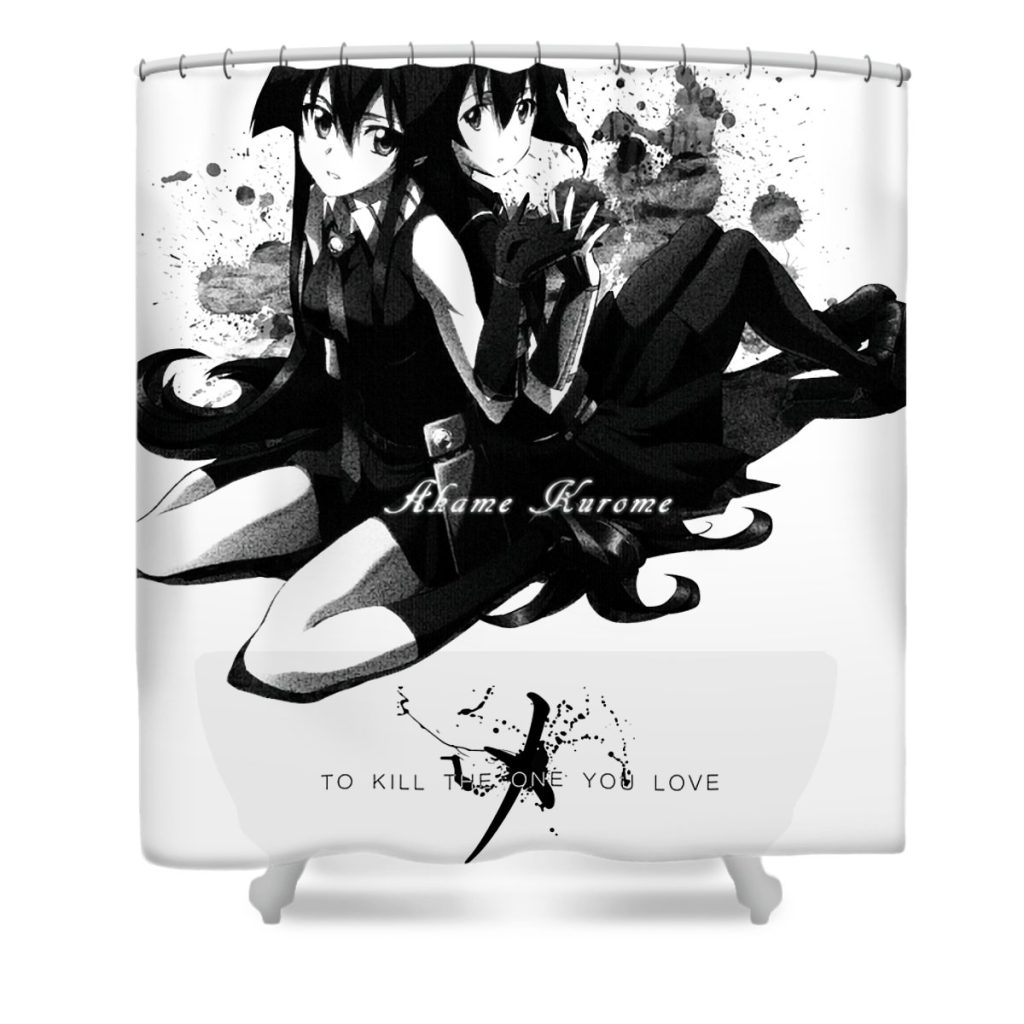 funny man akame manga ga kill anime gift movie fans anime chipi transparent - Anime Shower Curtain Shop