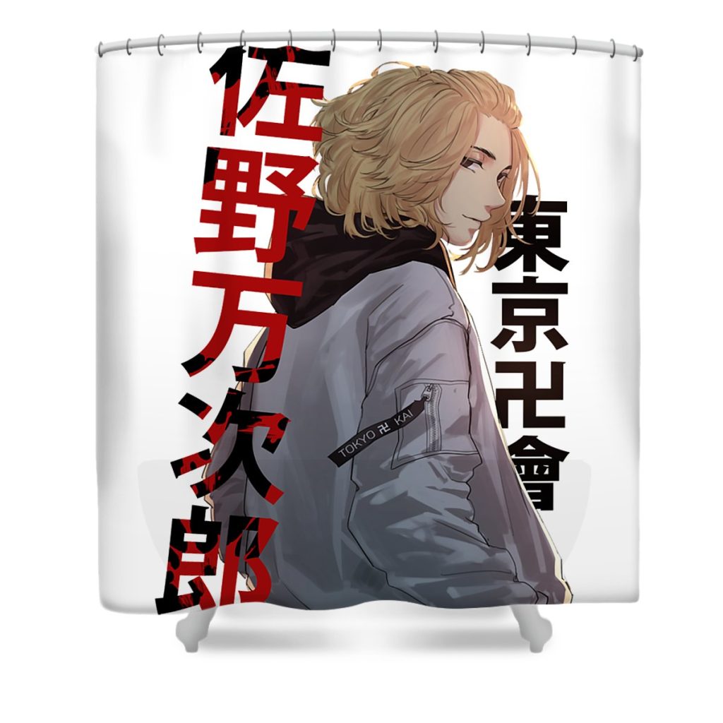 funny men takemichi movies hanagaki awesome for music fan mizorey tee transparent - Anime Shower Curtain Shop