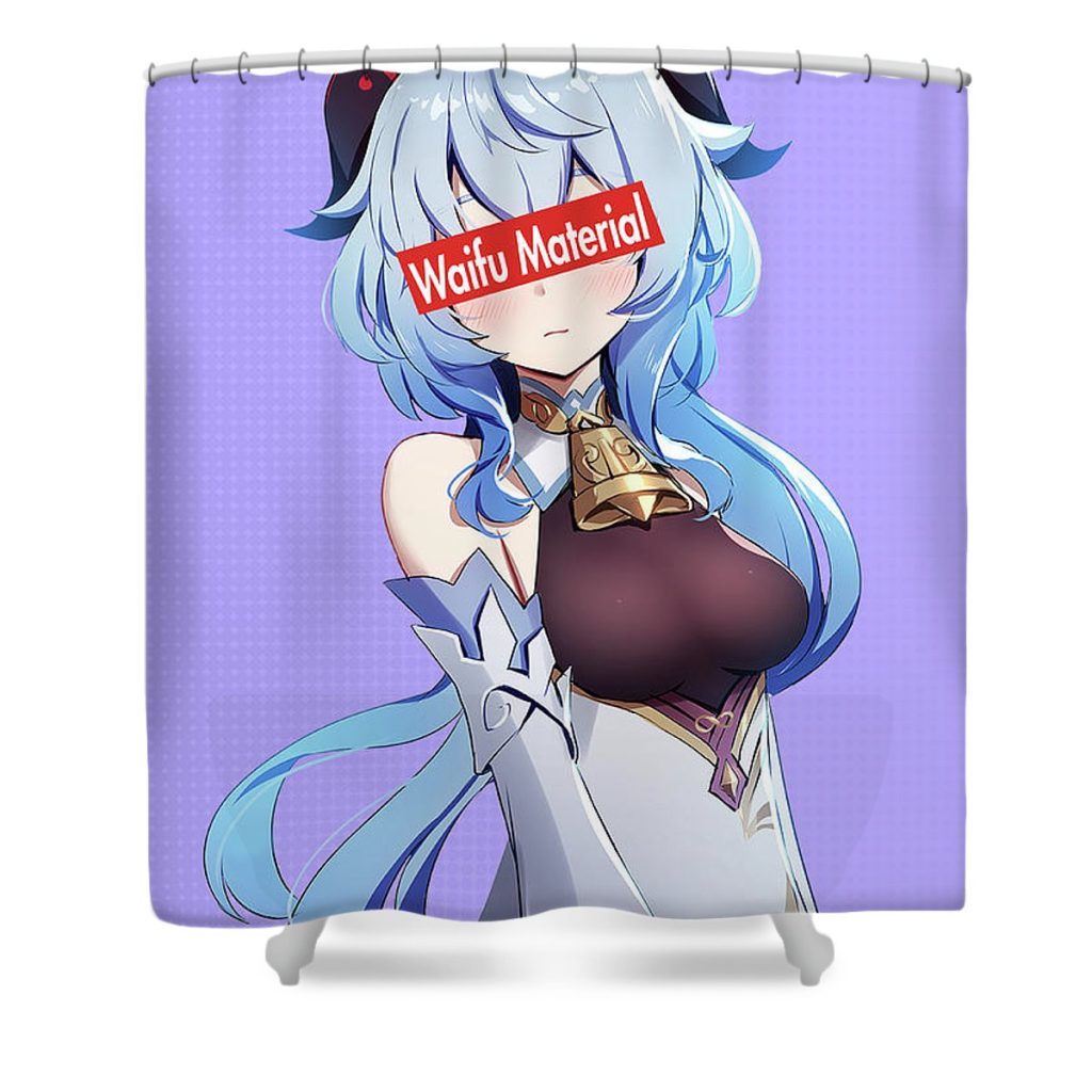 ganyu genshin impact waifu anime manga series fanart hentai ahegao oppai mad lab - Anime Shower Curtain Shop