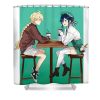 genshin impact aether and ventis day off thompson murphy - Anime Shower Curtain Shop