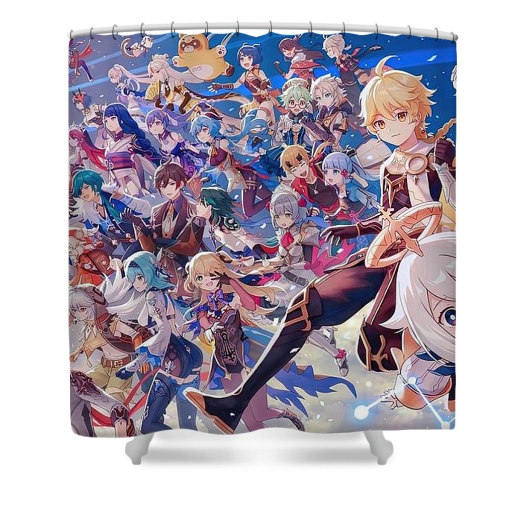 genshin impact characters thompson murphy - Anime Shower Curtain Shop