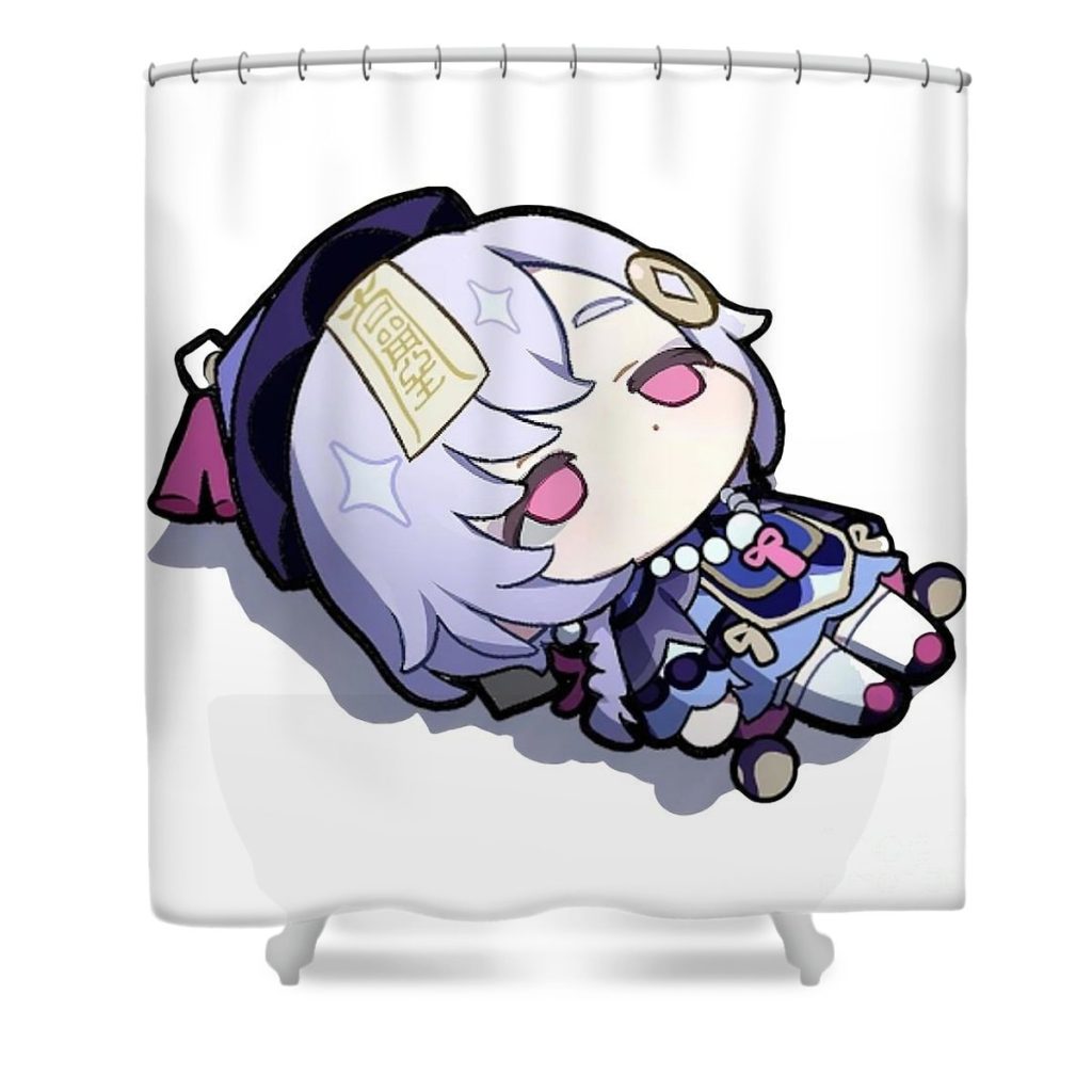 genshin impact chibi childe mary ian - Anime Shower Curtain Shop