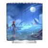 genshin impact childe tartaglia jake brown - Anime Shower Curtain Shop