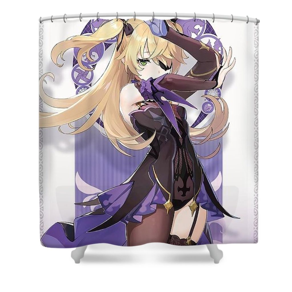 genshin impact fischl mary ian - Anime Shower Curtain Shop