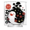 genshin impact hu tao ghost renea thull transparent - Anime Shower Curtain Shop