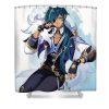 genshin impact kaeya graham arthur - Anime Shower Curtain Shop