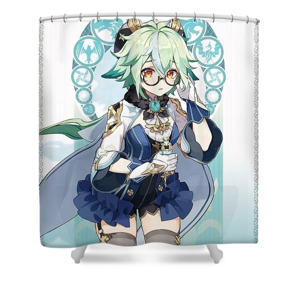 genshin impact sucrose graham arthur - Anime Shower Curtain Shop