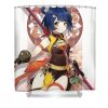 genshin impact xiangling matilda mark - Anime Shower Curtain Shop