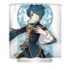 genshin impact xingqiu matilda mark - Anime Shower Curtain Shop