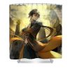 genshin impact zhongli matilda mark - Anime Shower Curtain Shop