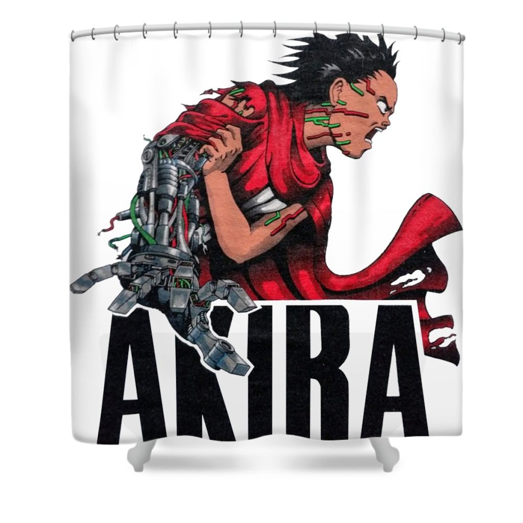 ghost in the shell akira anime art anime art transparent - Anime Shower Curtain Shop