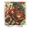 gift for men anime kill la japanese kill awesome for movie fan anime chipi transparent - Anime Shower Curtain Shop