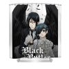 gift for men japanese shinigami folklore awesome for movie fan anime chipi transparent - Anime Shower Curtain Shop