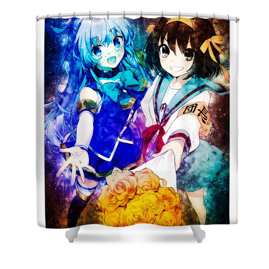 gift for men sato cartoon kazuma awesome for movie fan mizorey tee transparent - Anime Shower Curtain Shop