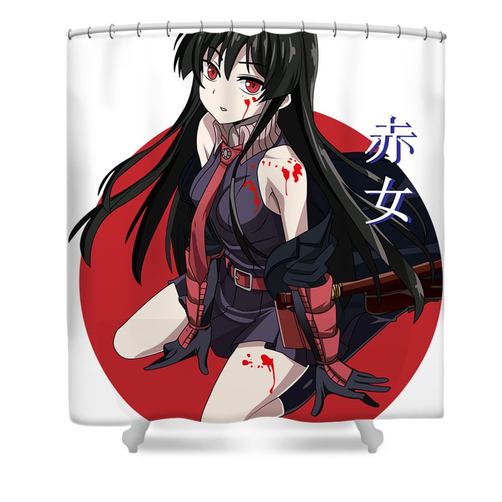 gifts for women akame manga ga kill anime graphic for fans anime chipi transparent - Anime Shower Curtain Shop