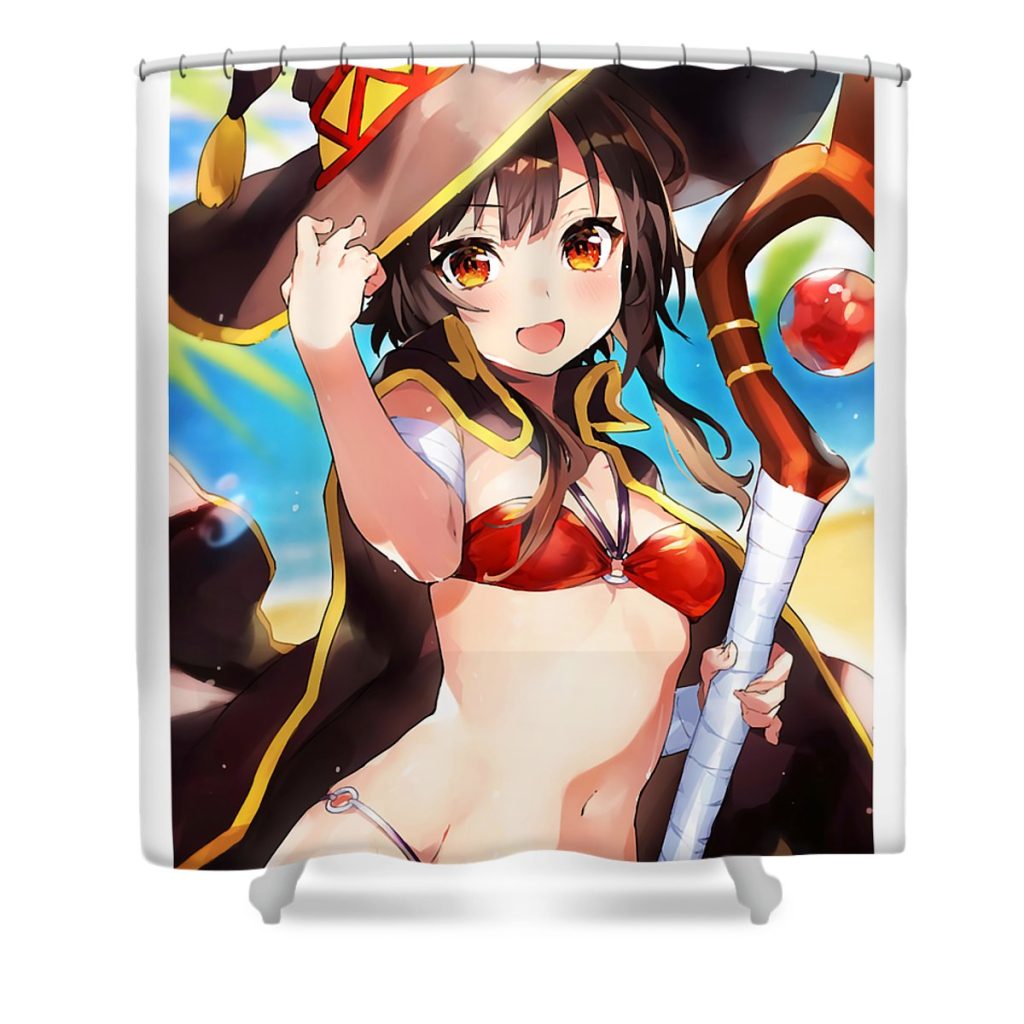 gifts for women sato cartoon kazuma awesome for movie fan mizorey tee transparent - Anime Shower Curtain Shop