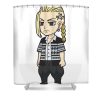 gifts for women takemichi chipi manga hanagaki graphic for fans mizorey tee transparent - Anime Shower Curtain Shop