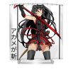 gifts idea series akame manga ga kill shonen love you anime chipi transparent - Anime Shower Curtain Shop