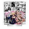 giorno giovanna justin gian santos - Anime Shower Curtain Shop