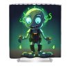 glowing hempanoid ramon hall - Anime Shower Curtain Shop