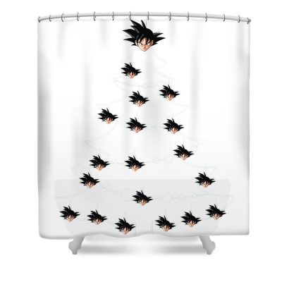 goku dragon ball z christmas tree baubles mary d rodriquez transparent - Anime Shower Curtain Shop