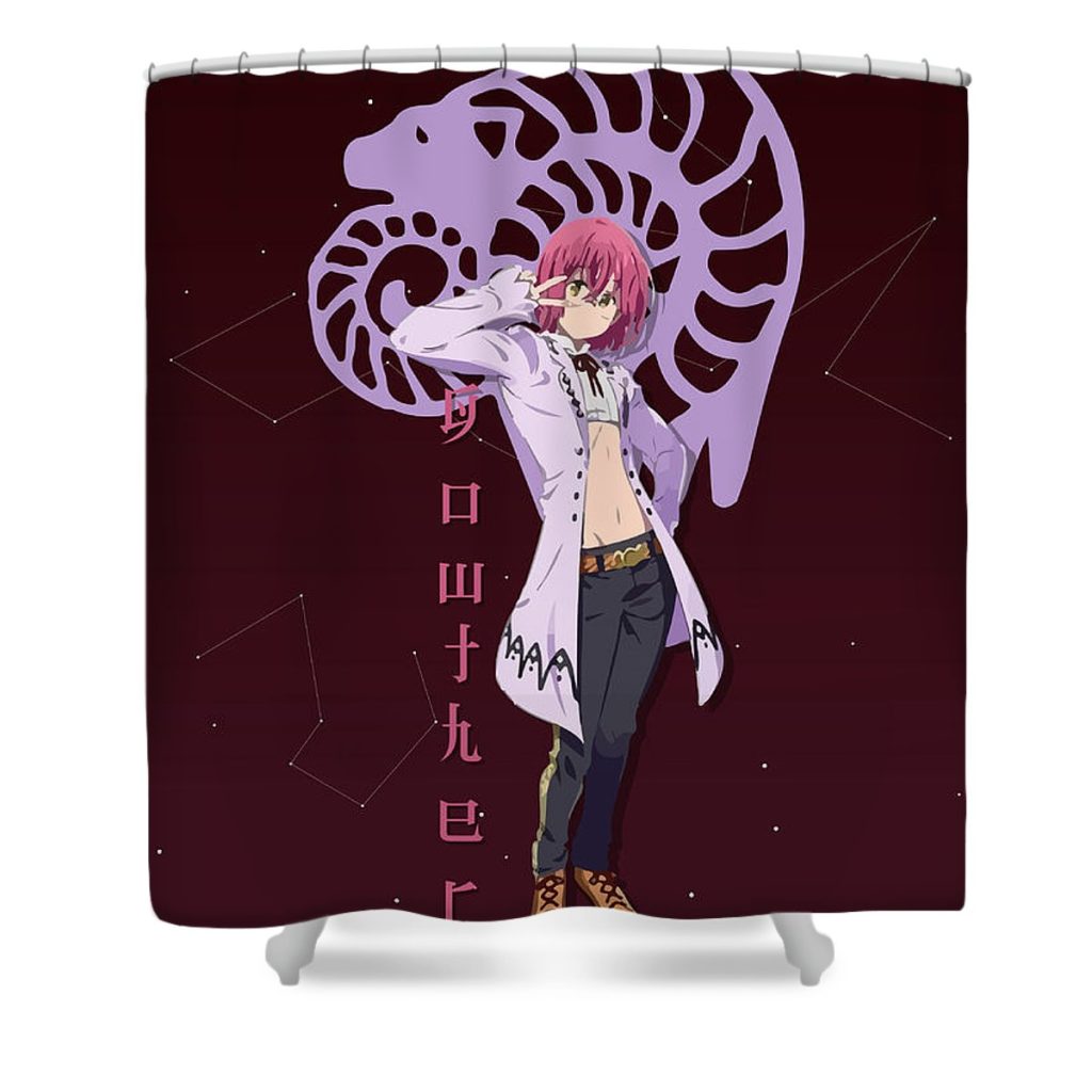 gowther goat sin seven deadly sins kitaru normin - Anime Shower Curtain Shop