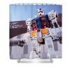 gundam giant statue in diver city tokyo japan oleksiy maksymenko - Anime Shower Curtain Shop