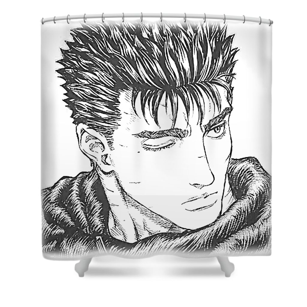 guts manga tany ev transparent - Anime Shower Curtain Shop