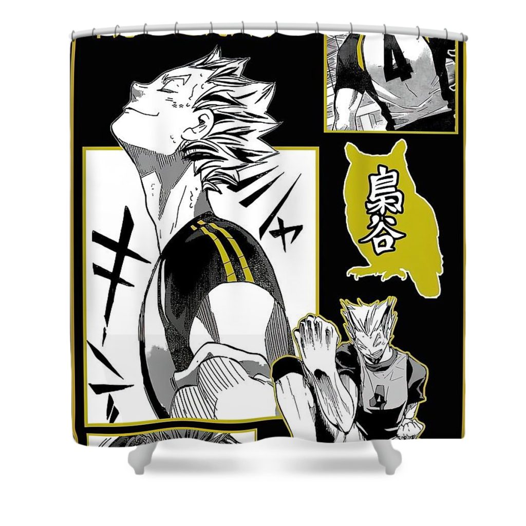 haikyuu bokuto moore bruce - Anime Shower Curtain Shop