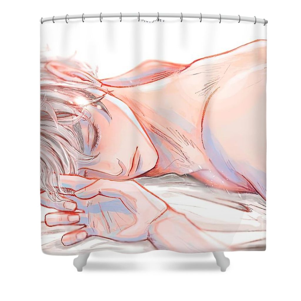 haikyuu bokuto sofia by clairo craig leanne - Anime Shower Curtain Shop