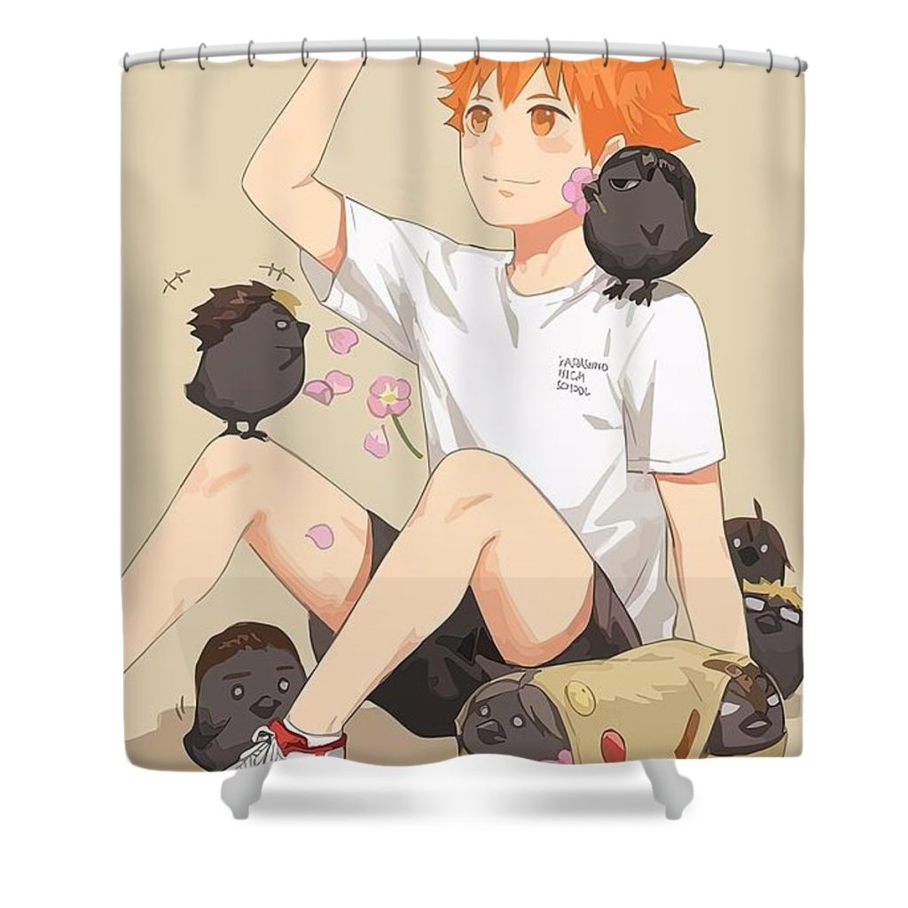 haikyuu crows moore bruce - Anime Shower Curtain Shop