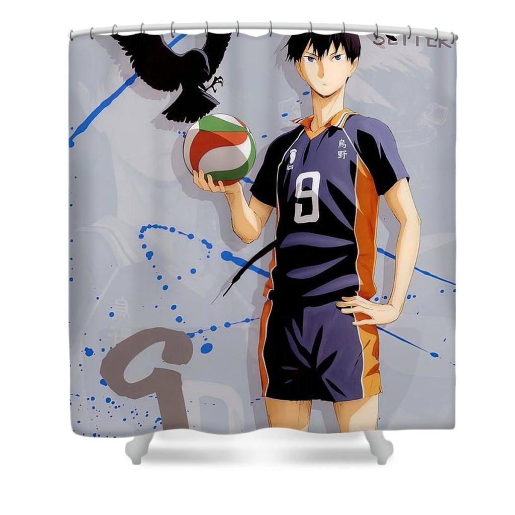 haikyuu kageyama jake danielle - Anime Shower Curtain Shop