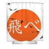 haikyuu karasuno bird meyla rosalina transparent - Anime Shower Curtain Shop