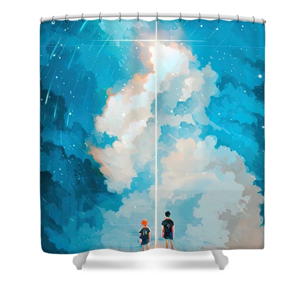 haikyuu karasuno golden pair jake danielle - Anime Shower Curtain Shop