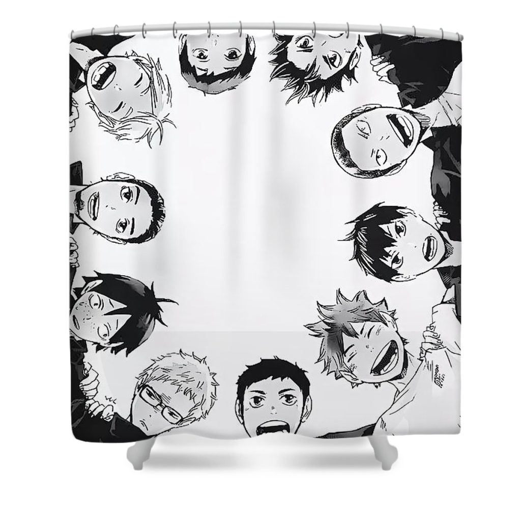 haikyuu manga edit davies adele - Anime Shower Curtain Shop