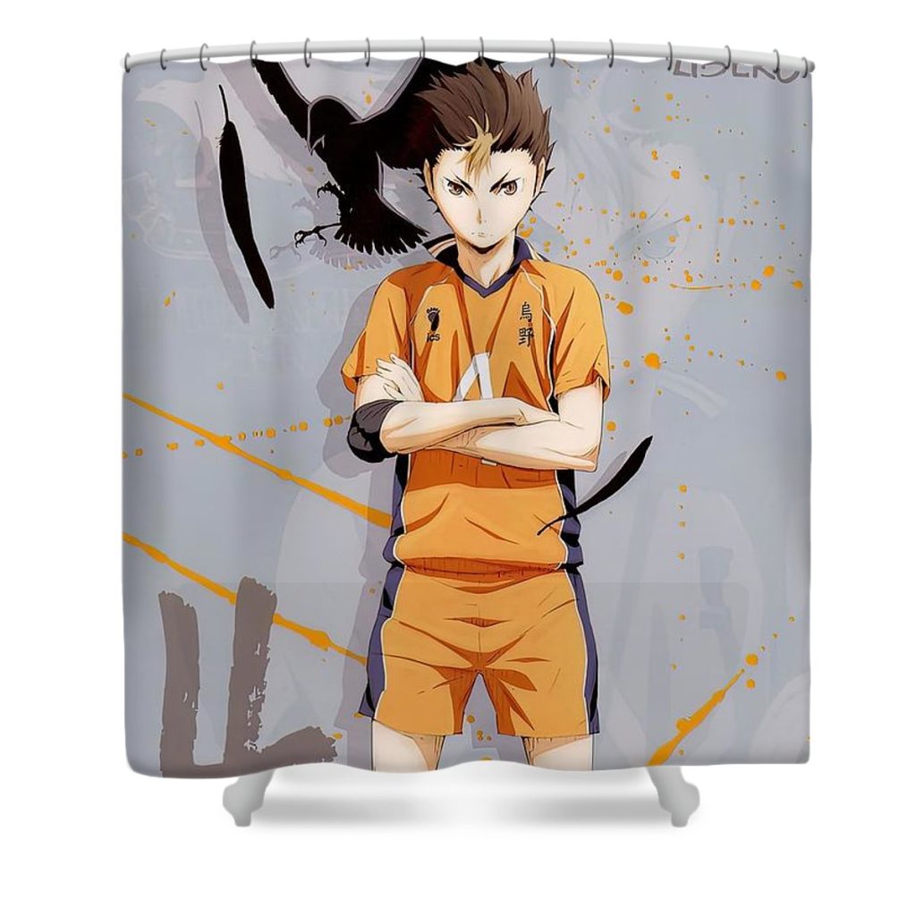 haikyuu nishinoya jake danielle - Anime Shower Curtain Shop