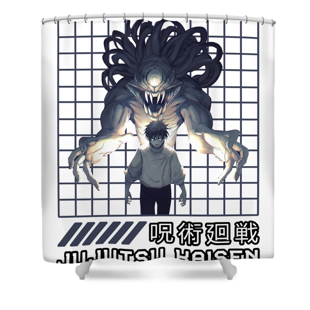 hardship cursed old friend character okkotsu yuta gift for zery bart transparent - Anime Shower Curtain Shop