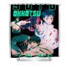 hardship cursed old friend character yuta okkotsu green funny zery bart transparent - Anime Shower Curtain Shop