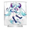 hatsune miku cute agita priskylla transparent - Anime Shower Curtain Shop