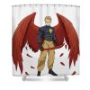 hawks ariel murio - Anime Shower Curtain Shop