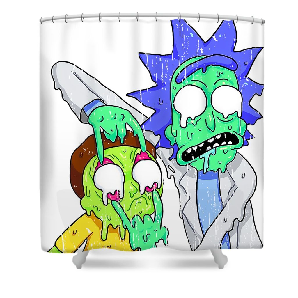 hipster melting man casia berla transparent - Anime Shower Curtain Shop