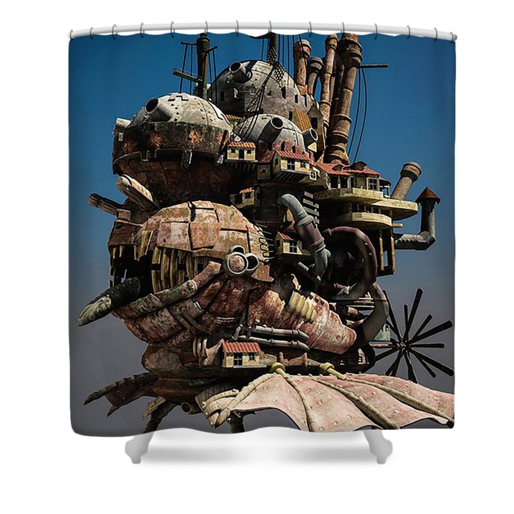 howls moving castle jesse corum - Anime Shower Curtain Shop