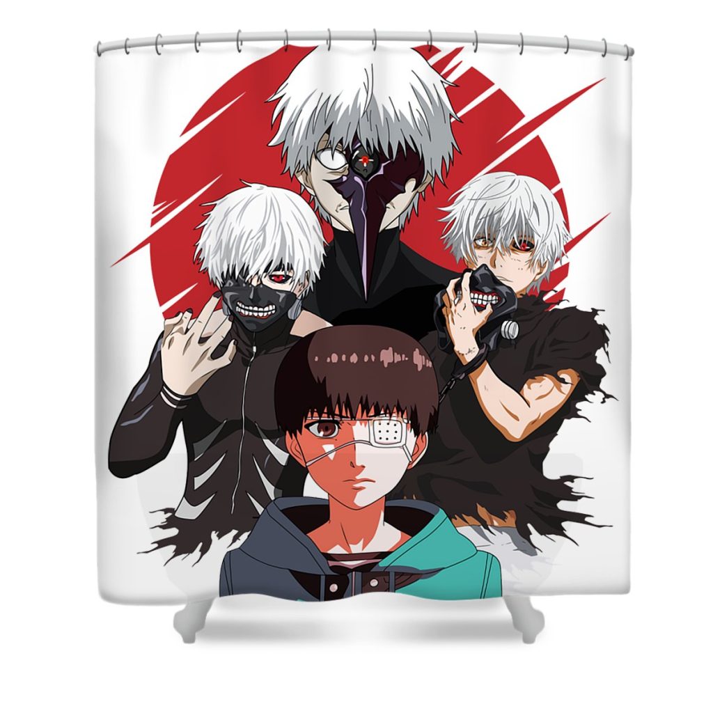 humor tokyo ghoul kaneki gifts for inny shop transparent - Anime Shower Curtain Shop