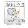 i be cryin in da shower hisna loki transparent - Anime Shower Curtain Shop