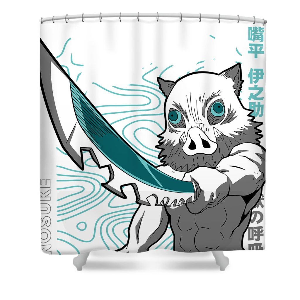 inosuke gab fernando transparent - Anime Shower Curtain Shop