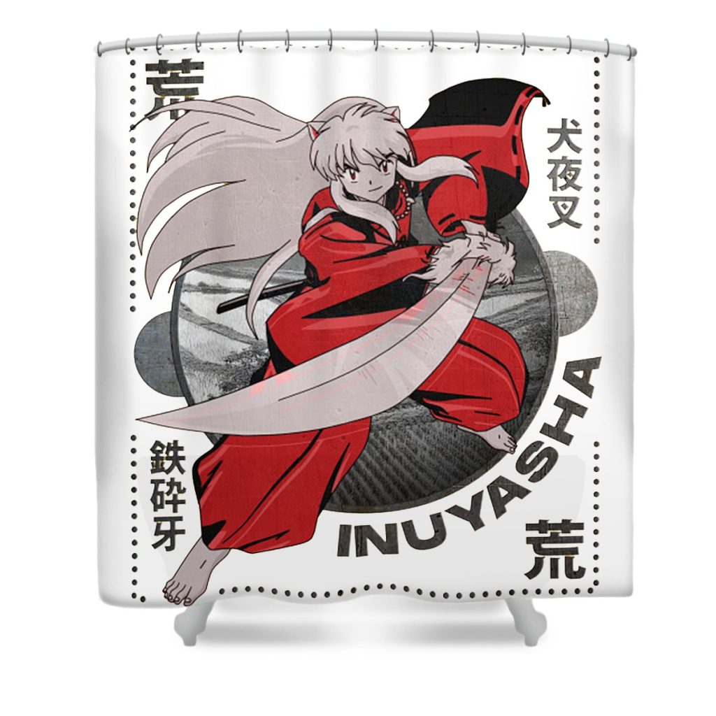 inuyasha marsha powers transparent - Anime Shower Curtain Shop