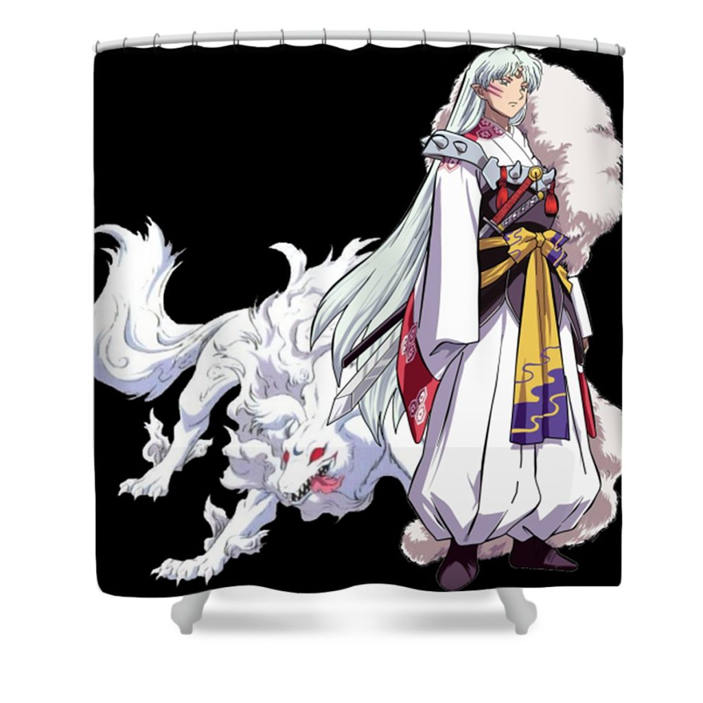 inuyasha sesshomaru buram handal transparent - Anime Shower Curtain Shop