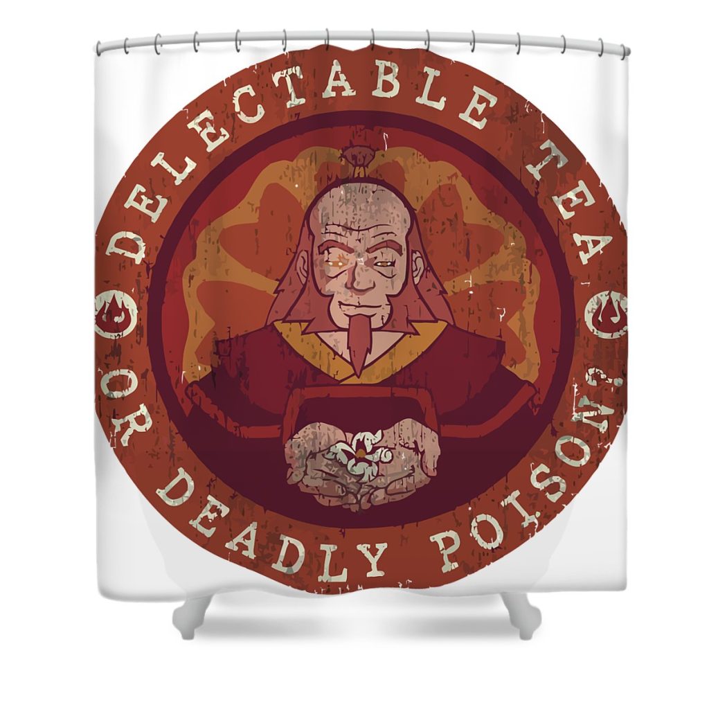 iroh delectable tea avatar the last airbender amin sholeh transparent - Anime Shower Curtain Shop